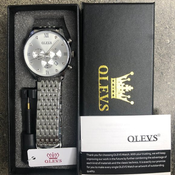 OLEVS Men's Sport Waterproof Luminous Watch - Picture 6 of 6